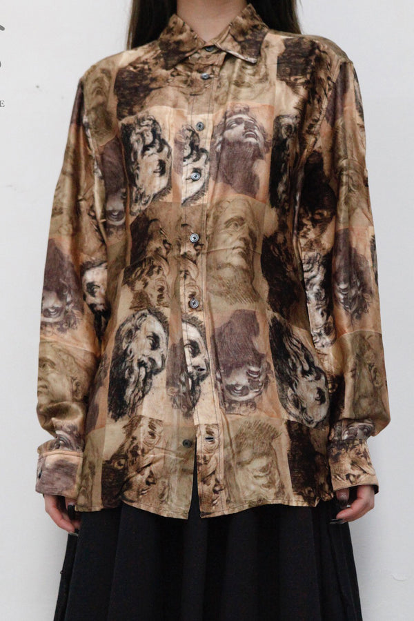 GEOFFREY B. SMALL shirt CVS09 face print PGBS1